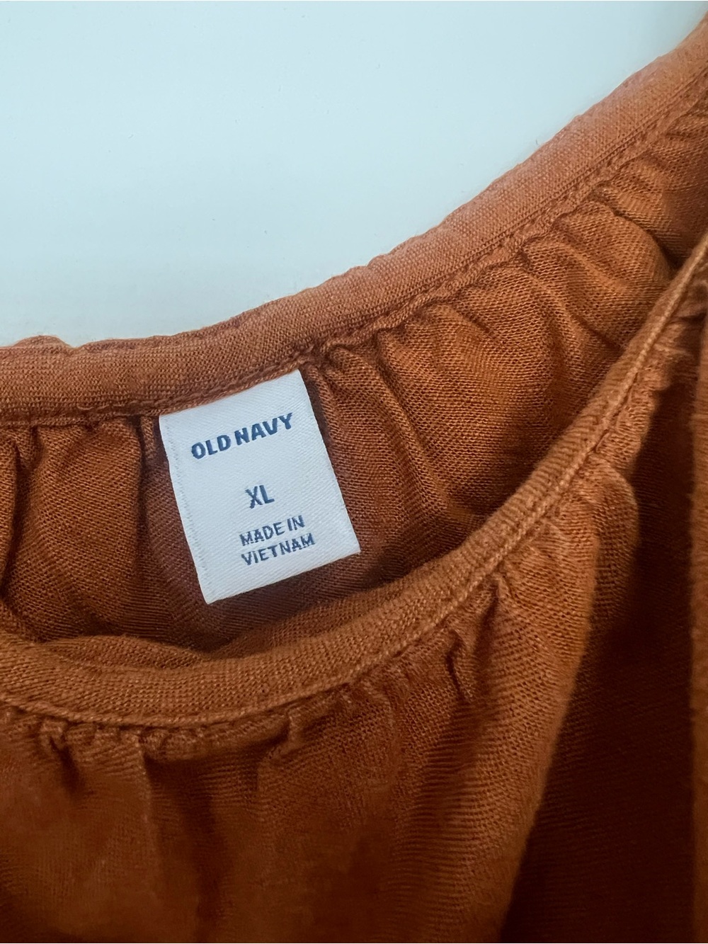 Old Navy One-Shoulder Ruffle Camisole - Rust - Picture 2 of 2